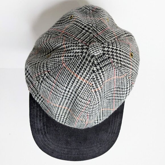 Tweed Fall Baseball Cap One Size Minimalist Plaid Casual 6 Panel Ball Hat - Picture 3 of 6